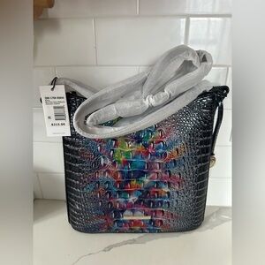 Brahmin Katie black prism Melbourne leather